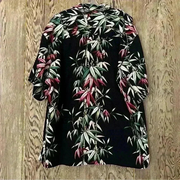 Newt At The Royal Vintage Men’s Bamboo Trees Button Down Shirt-Extra Lar… - Picture 2 of 5